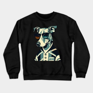 coolest dog on the block Crewneck Sweatshirt